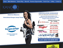 Tablet Screenshot of kangooclubwaterford.com